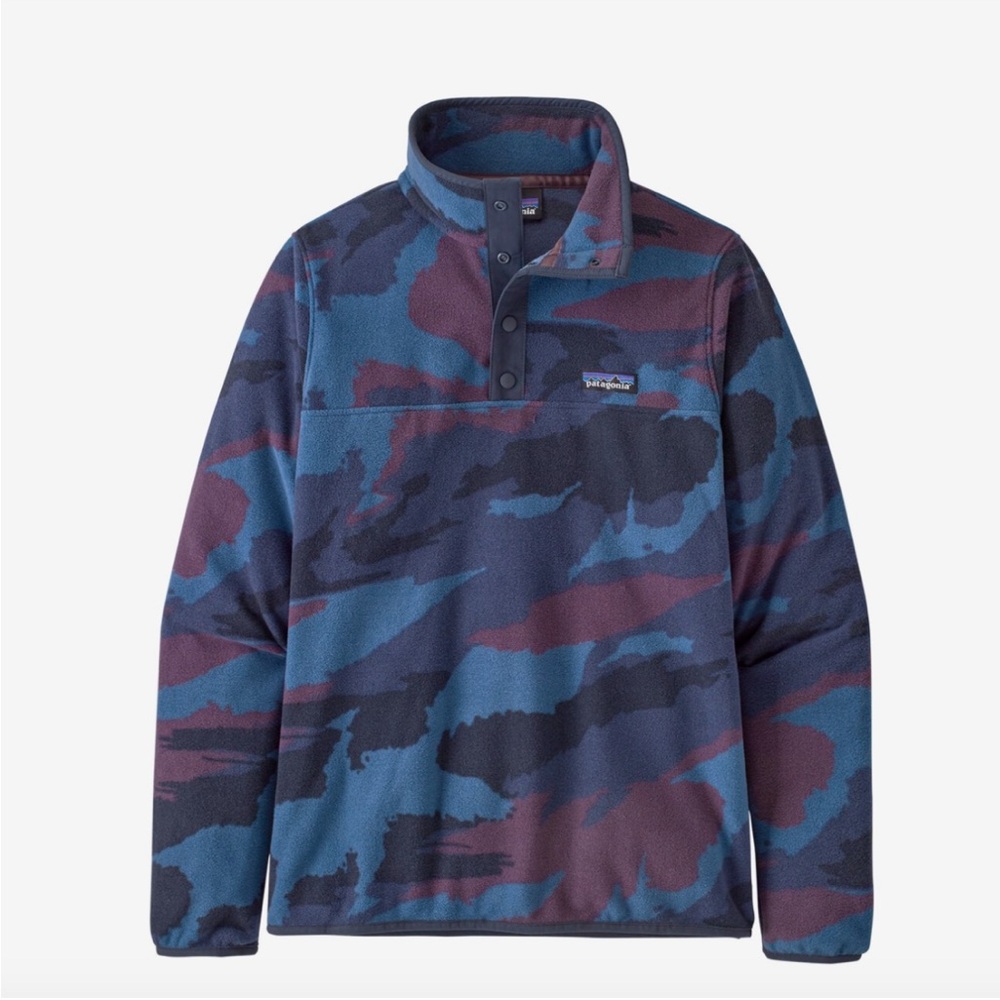 Patagonia Micro D Snap Kansas Sky- Dolomite Blue women’s XS